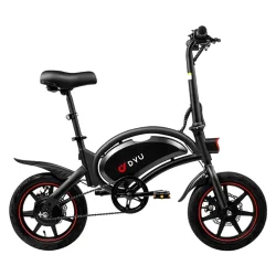 DYU D3F Bicicleta Eléctrica Plegable de 14 Pulgadas
