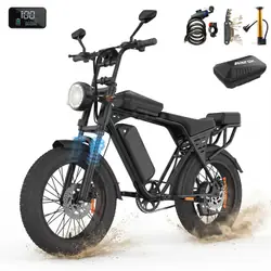 AAIRSK X5 Bicicleta Eléctrica Fat Bike 20"